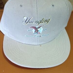 Yuengling Gray Brewery Hat, Baseball Cap w/ Bald Eagle